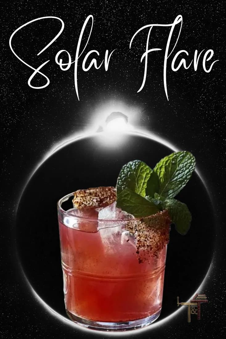 Solar Flare — drink this book: the cocktail built for White Hole by Kitty King